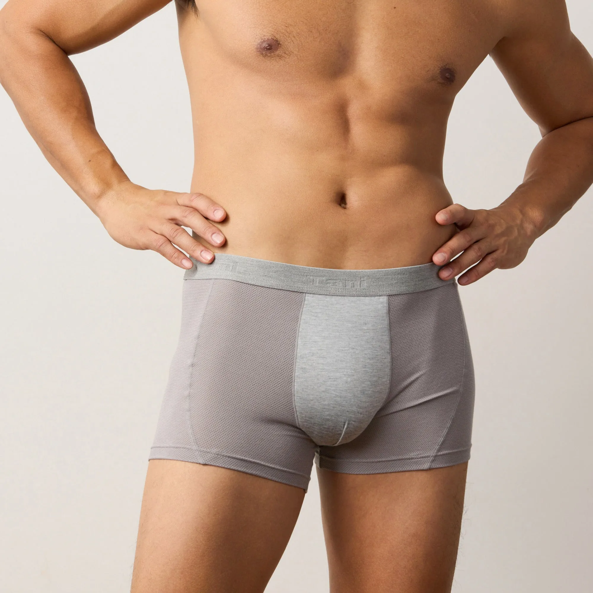 4 Pack SportMesh Coolmax® Jacquard Waistband Boxer Trunk