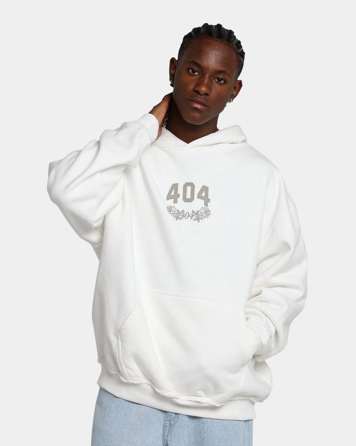 404 Flight Vintage Hoodie Off White