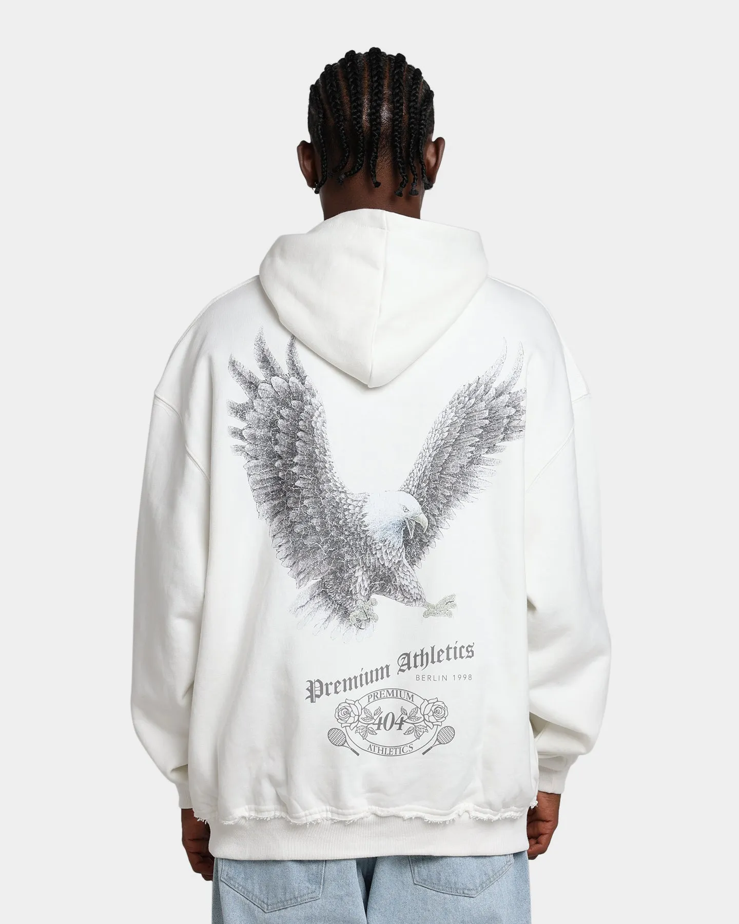 404 Flight Vintage Hoodie Off White