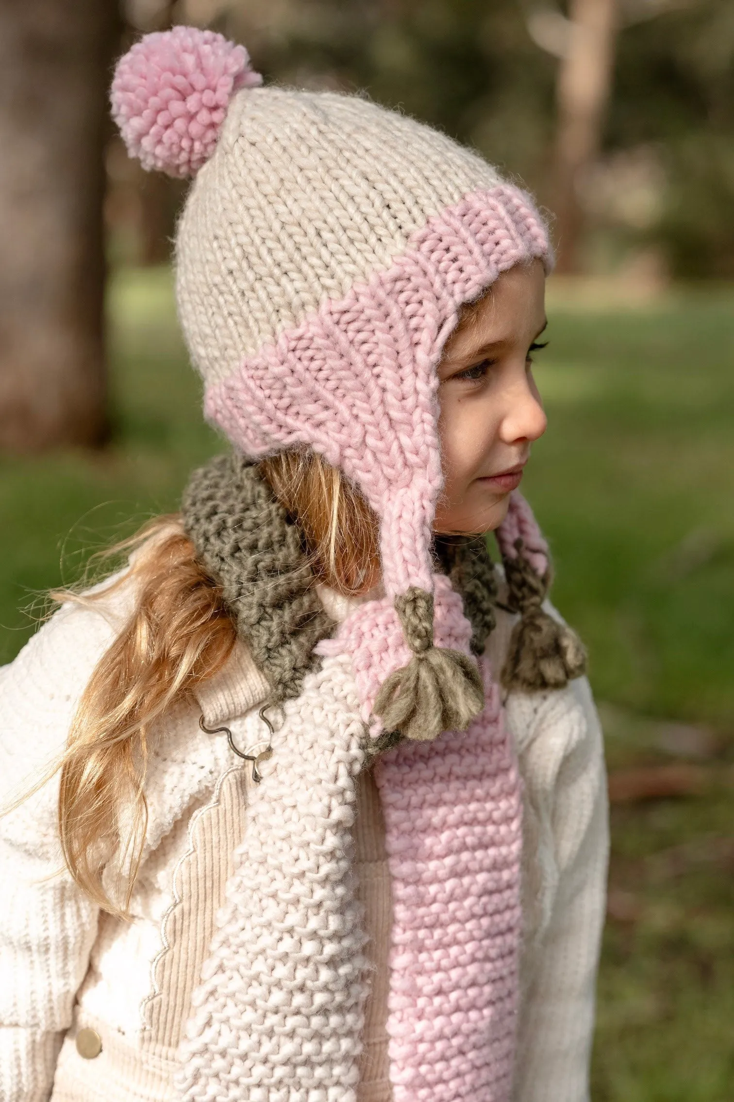 Acorn Earth Beanie - Blossom