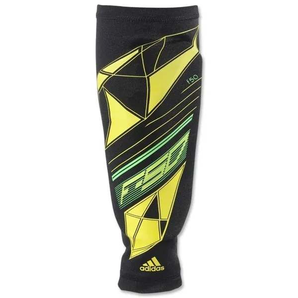 adidas F50 Pro Lite 13 Shin Guards Vivid Yellow/Black/Green Zest