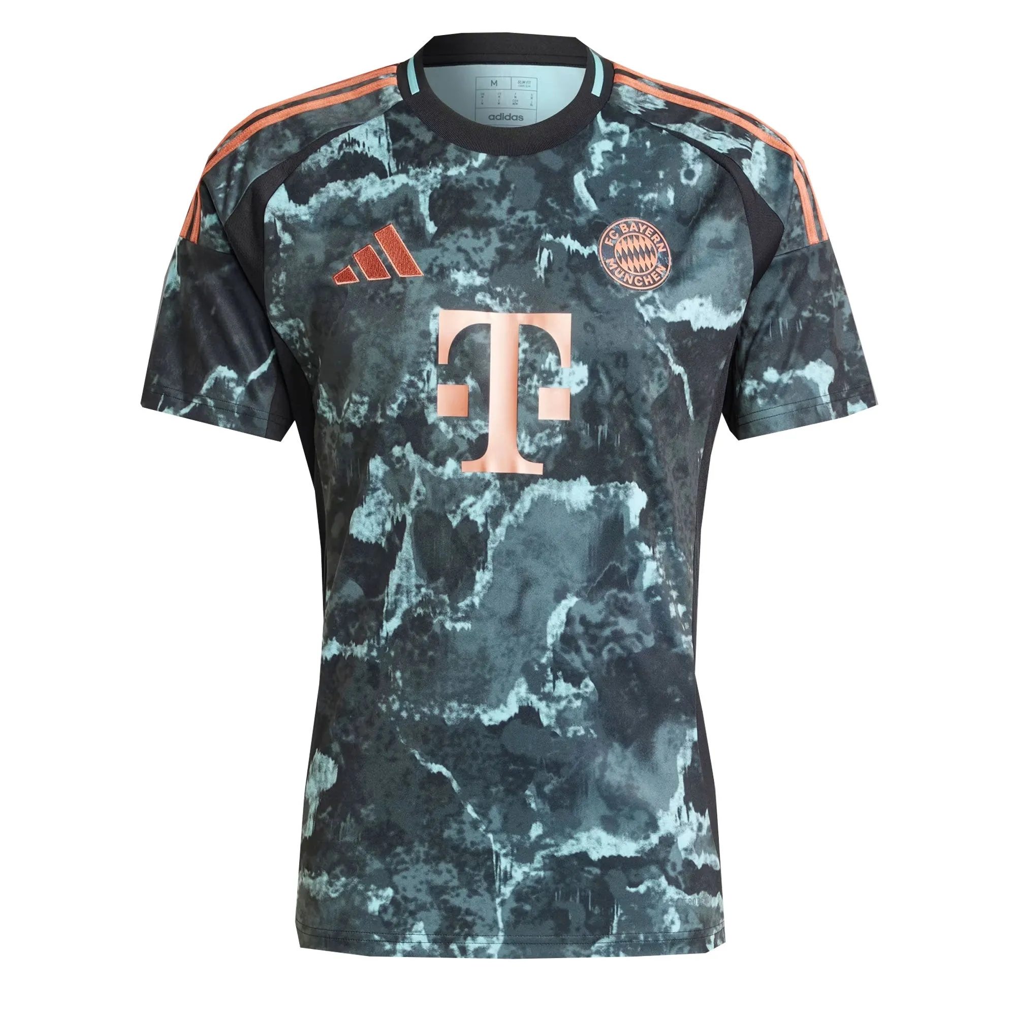 adidas Men's Bayern Munich 2024/25 Away Jersey Black/Bronze