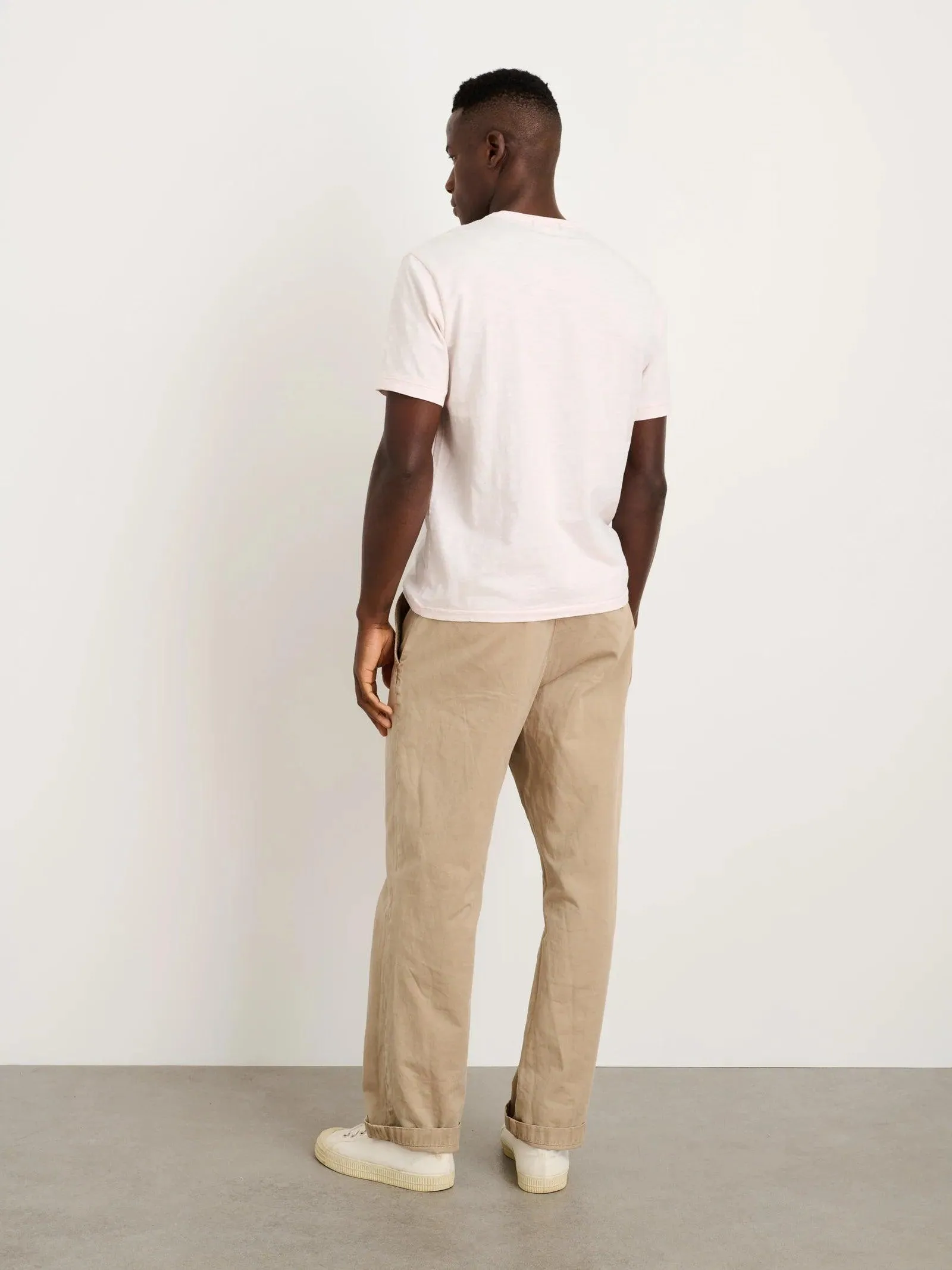 Alex Mill - Standard T Shirt in Slub Cotton in Rose Water