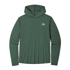 AllTrails × Stio Men's Divide Hooded Pullover - Ranger Green Heather