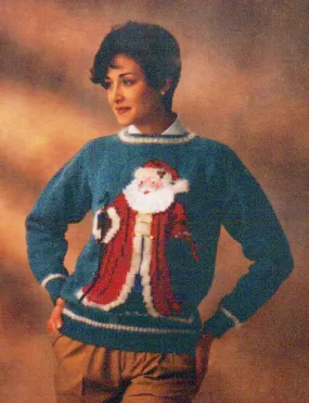 Antique Santa Pullover Pattern