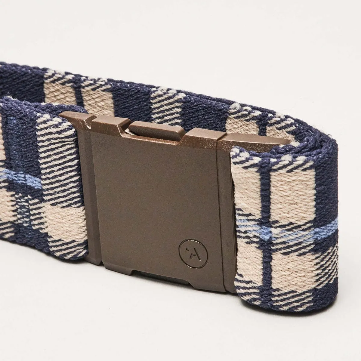 Arcade Belts Plaid - Navy Oat