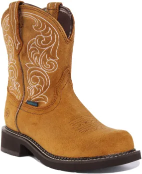 Ariat Fatbaby Heritage Waterproof In Tan For Women