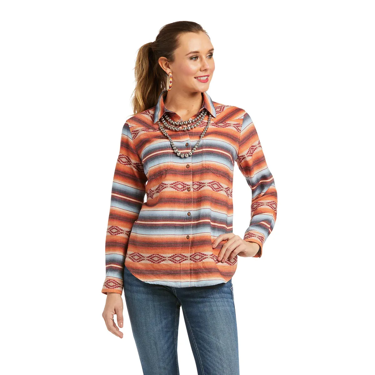 Ariat Womens R.E.A.L Billie Jean Shirt Subtle Serape