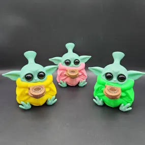 Baby Green Monster Silicone Bubblers