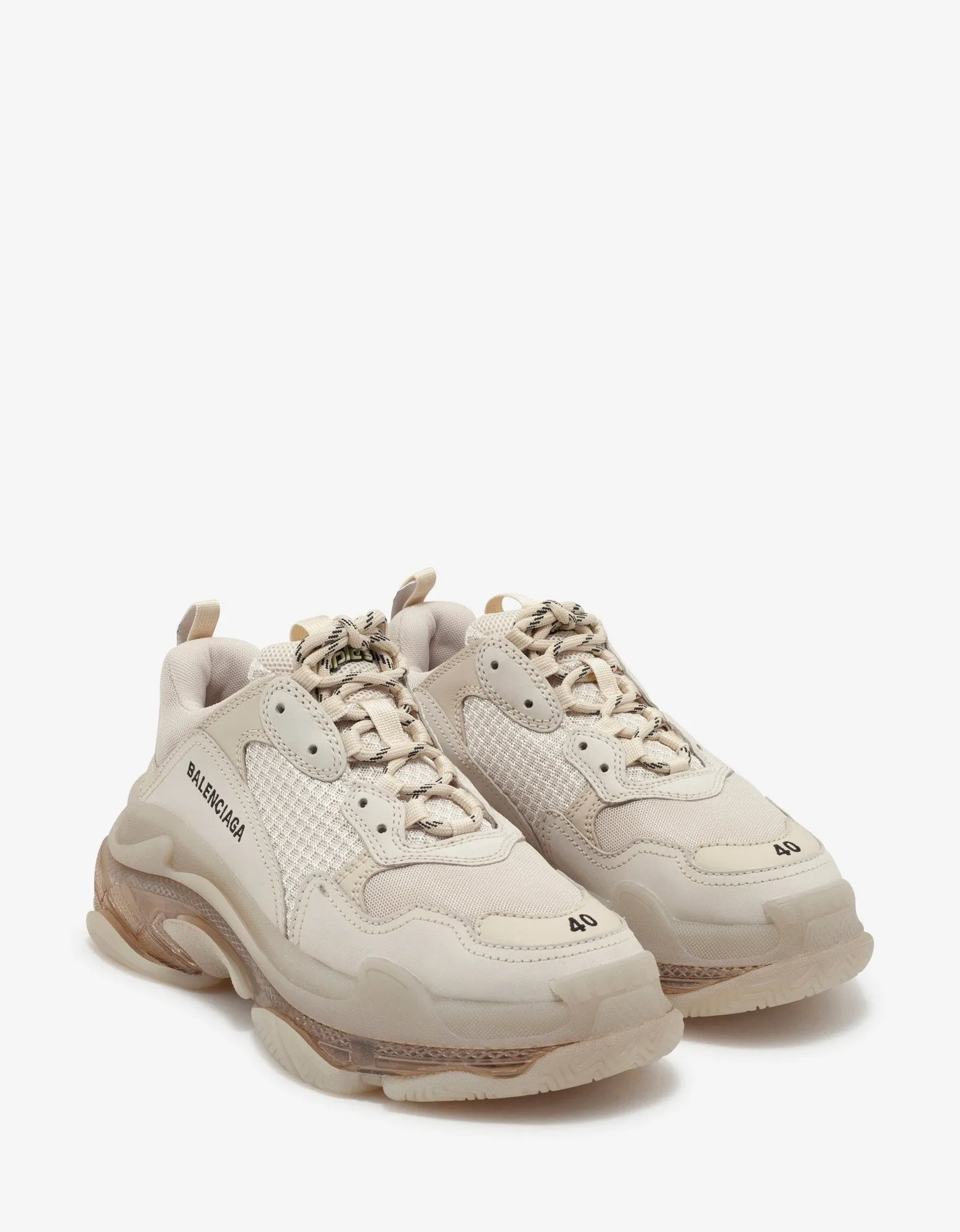 Balenciaga Triple S Clear Sole Off-White Trainers