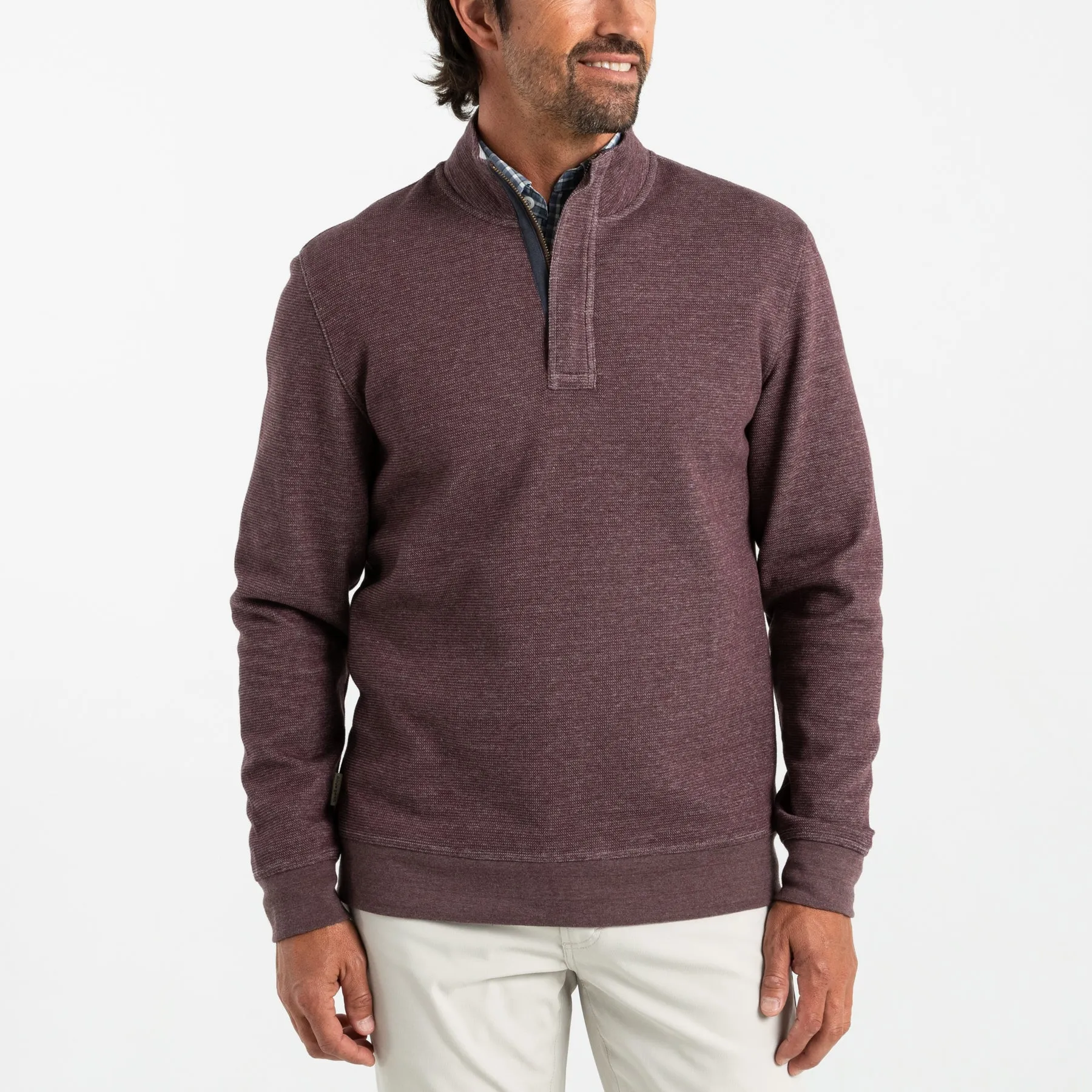 Bearing Pique Performance 1/4 Zip Pullover