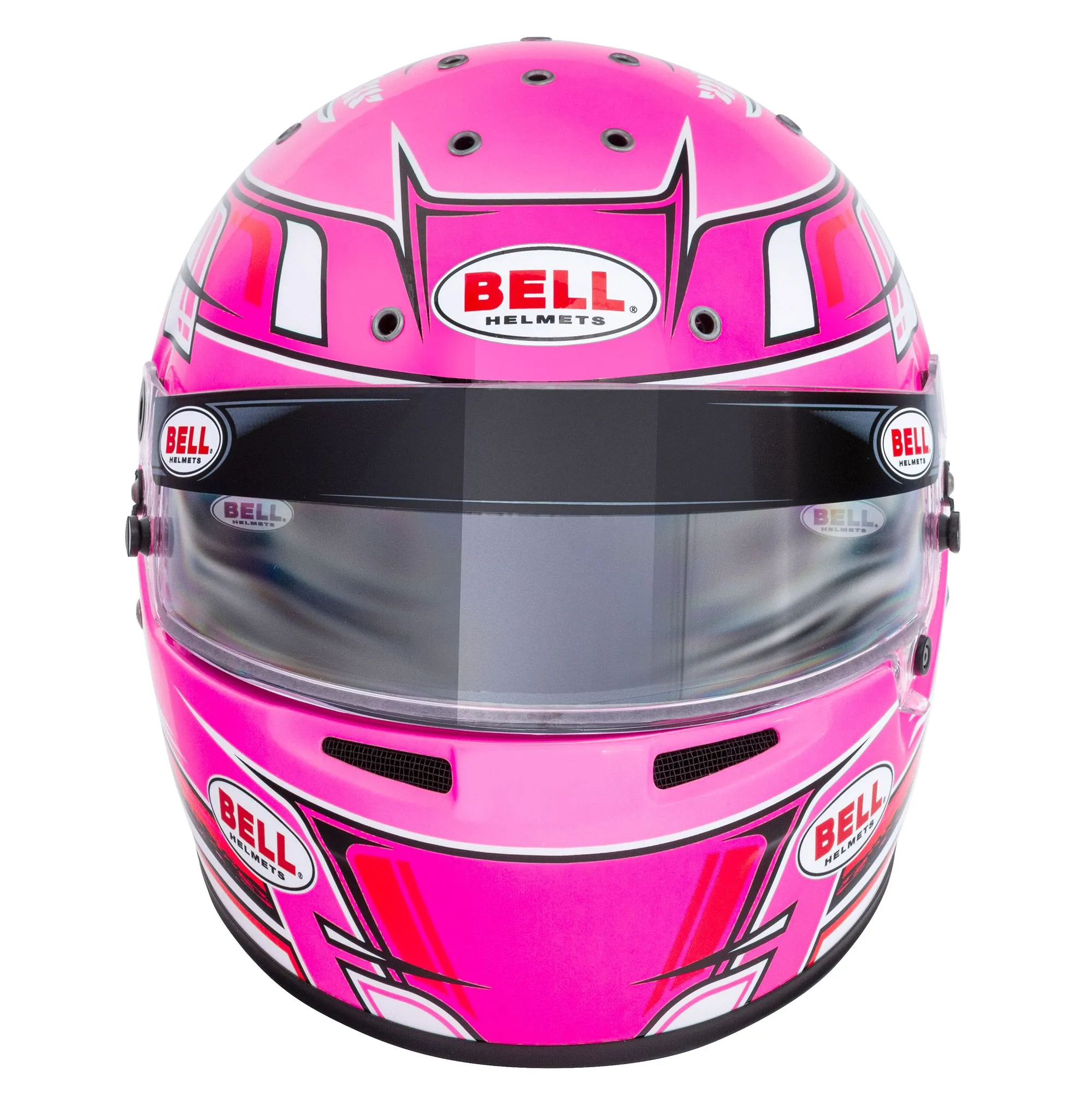 Bell KC7-CMR Champion Pink Kart Helmet  FREE Fleece Helmet Bag