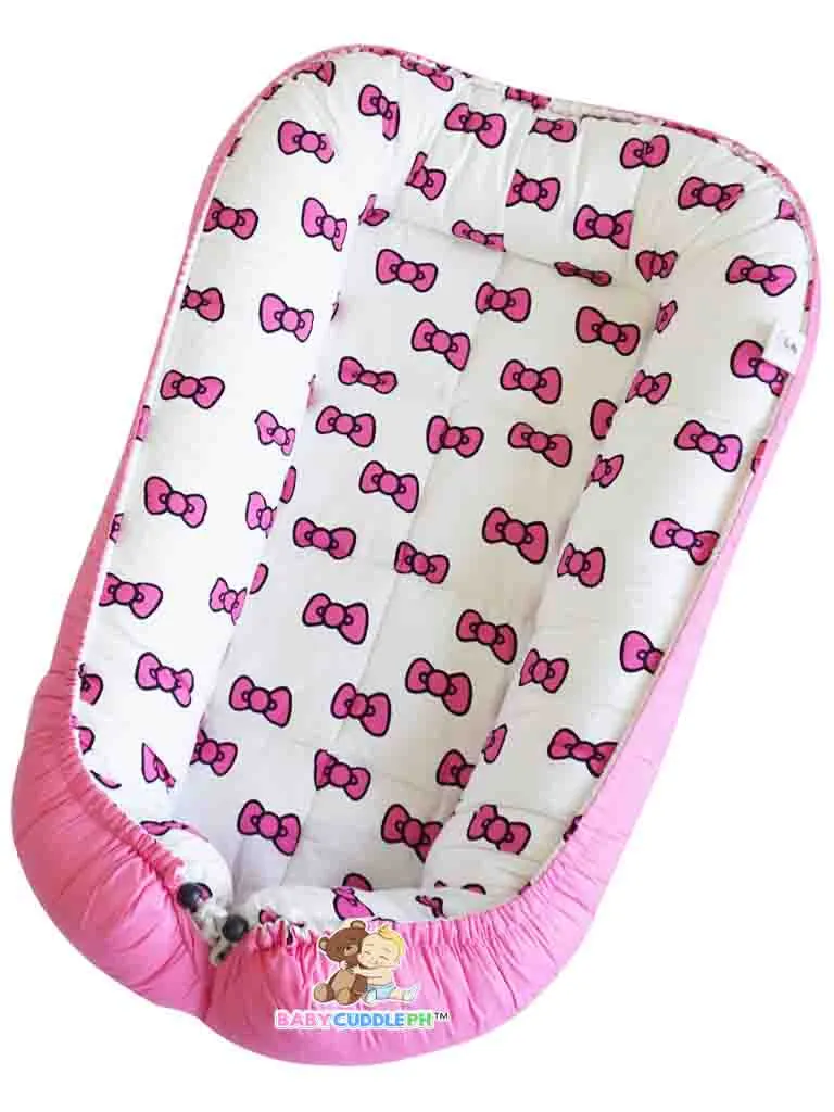 Big Pink Ribbons - Bed and Head Pillow