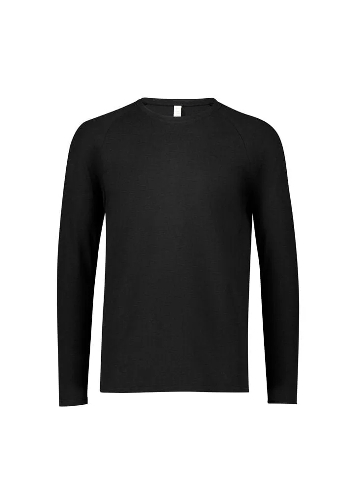 Biz Care Performance Men's Cotton Long Sleeve Tee CT247ML