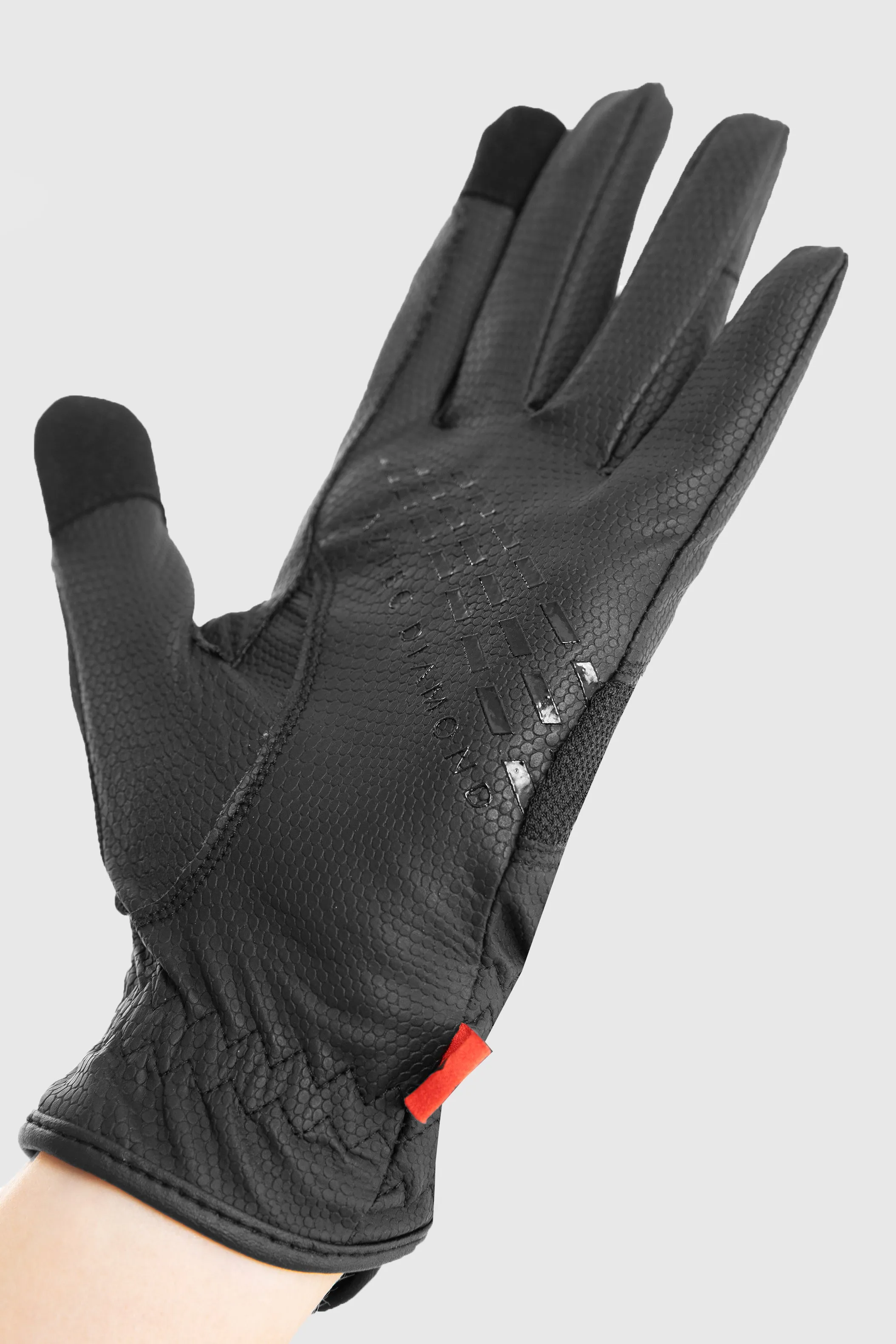 Black Patent Pro Grip Riding Glove