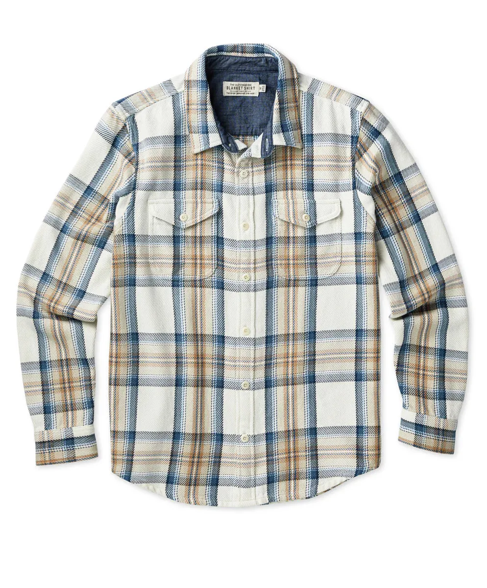 Blanket Shirt in Sandy Ocean Plaid