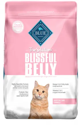 Blue Buffalo True Solutions Blissful Belly Natural Digestive Care Chicken Recipe Adult Dry Cat Food