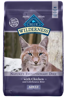 Blue Buffalo Wilderness Grain Free Chicken Recipe Dry Cat Food