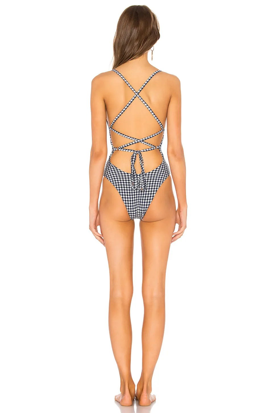 Blue Life Swim Suit Zipped Up One Piece Navy