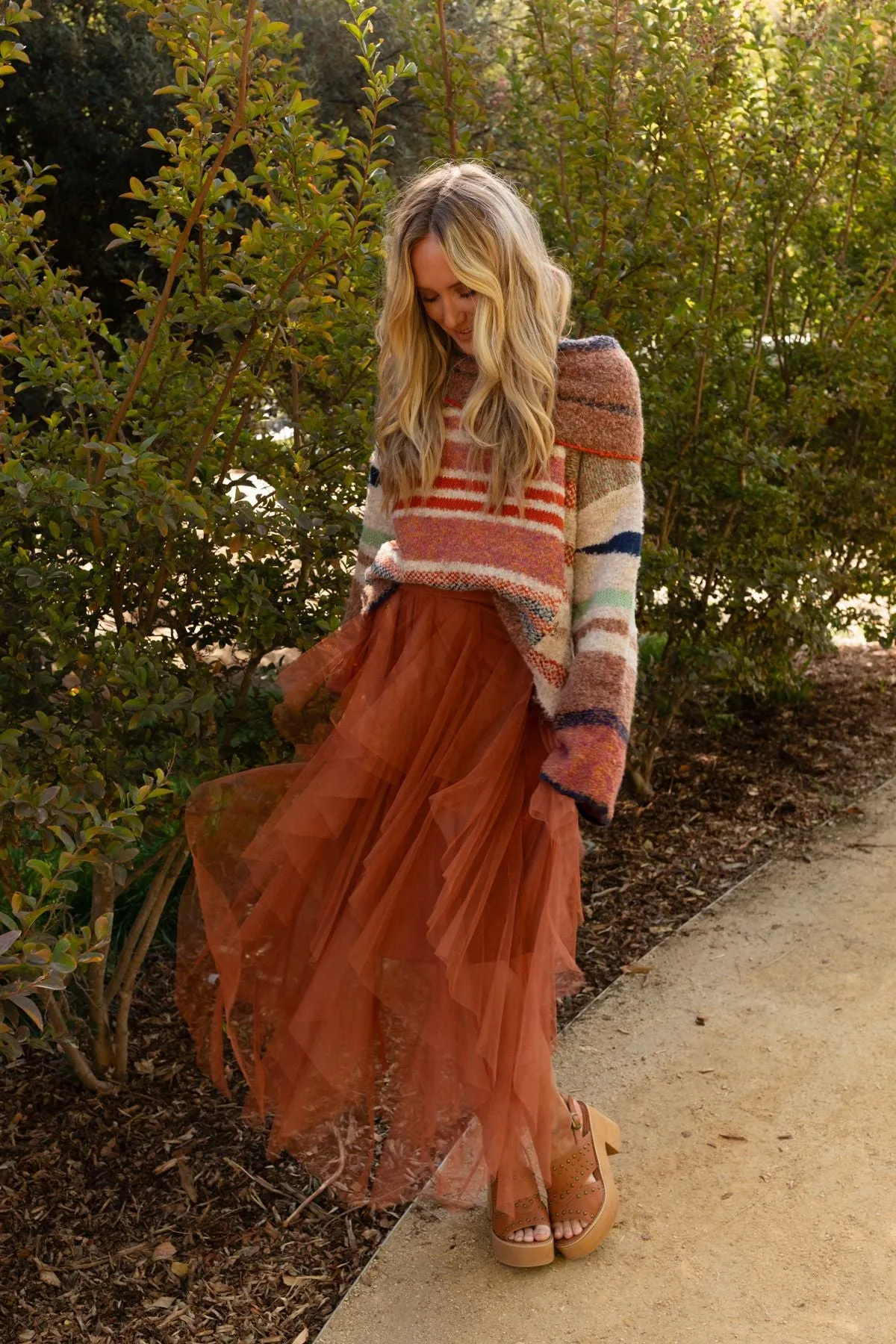 Boho Ballerina Skirt - Camel