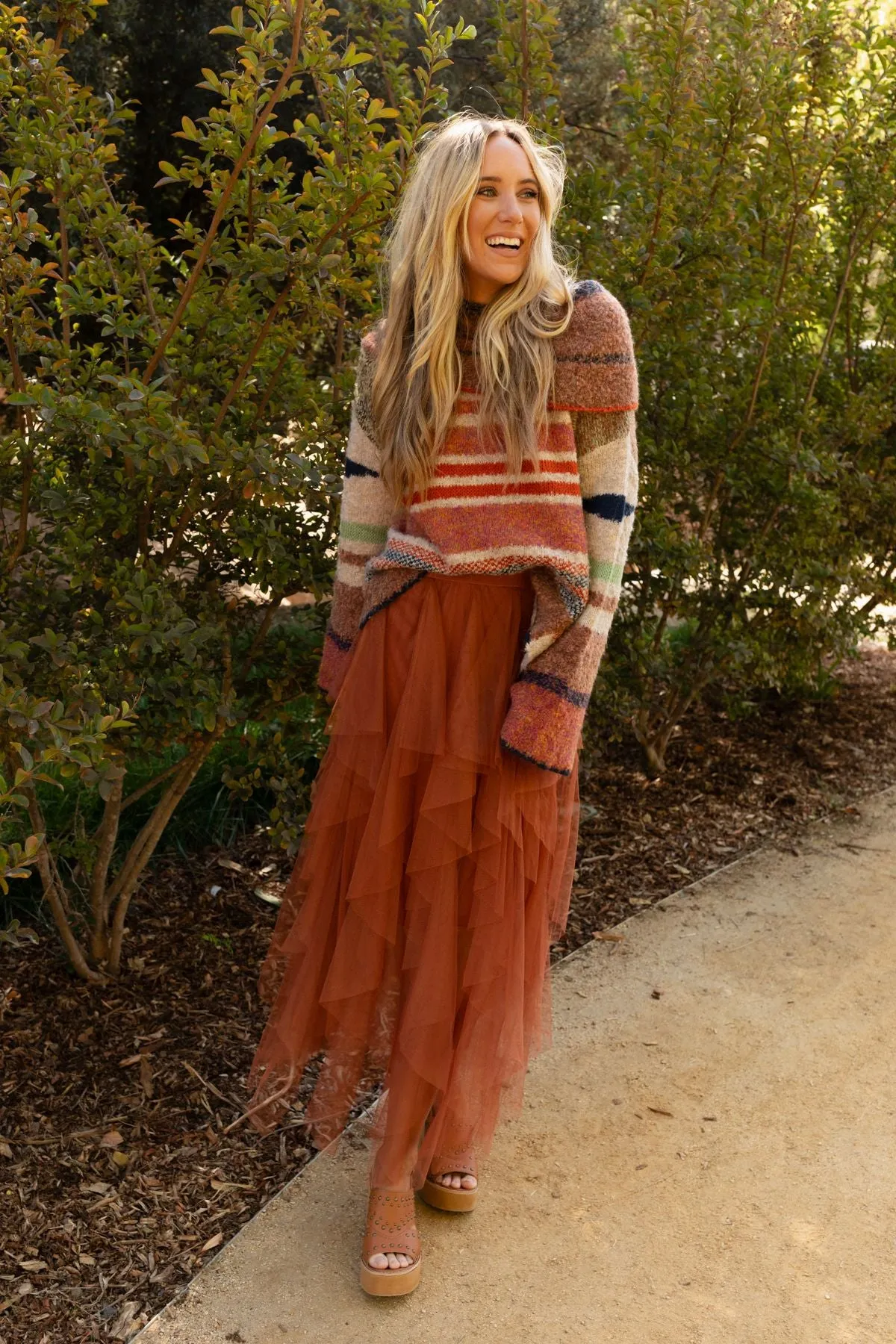 Boho Ballerina Skirt - Camel