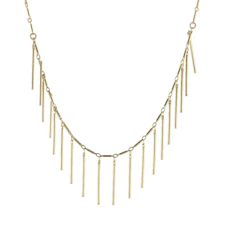 Boho Fringe Necklace