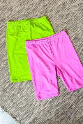 Bold Feelings Biker Shorts, Bright Mauve