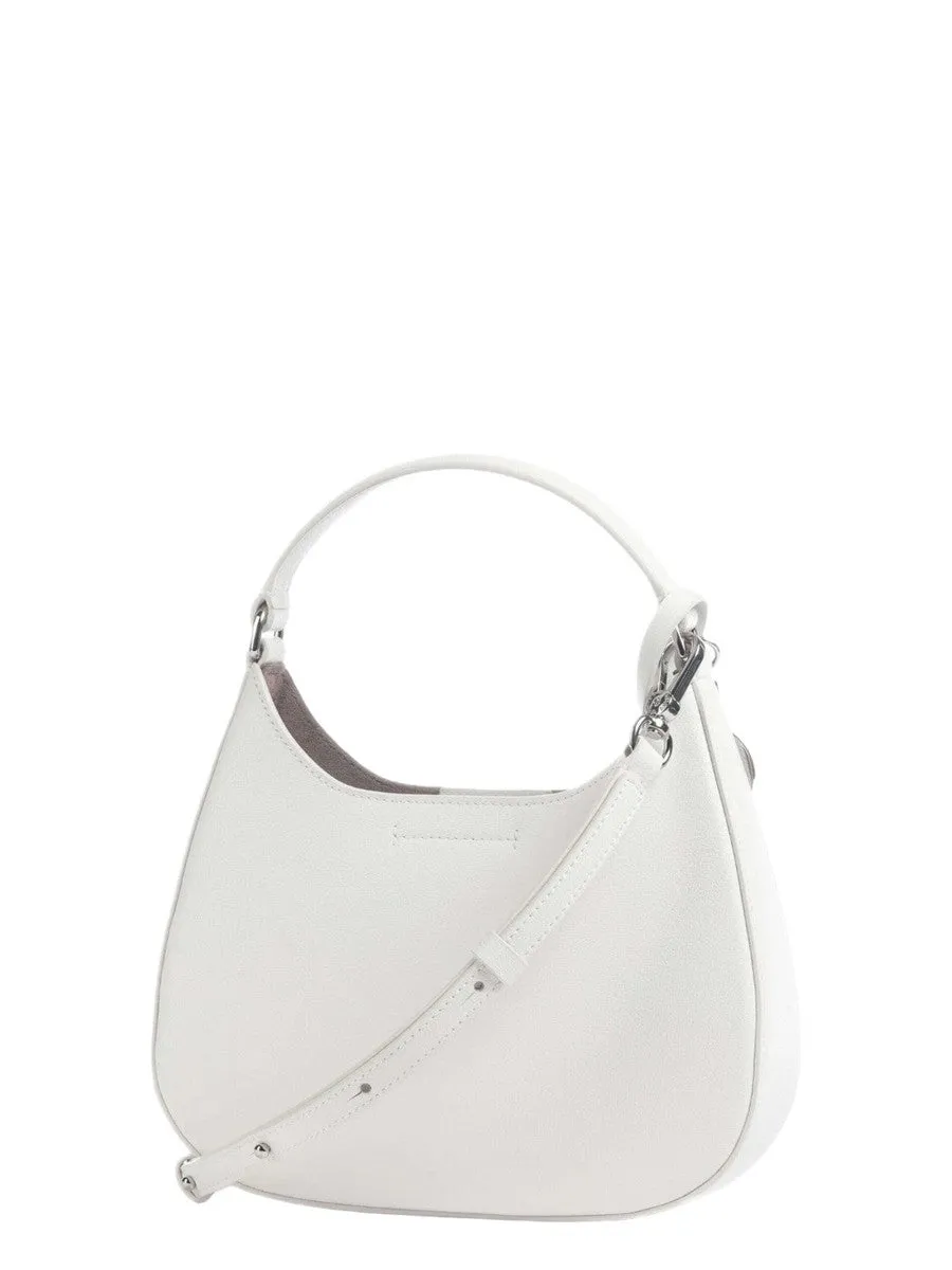 Borsa hobo a mano in pelle riciclata granata  Capsule Collection