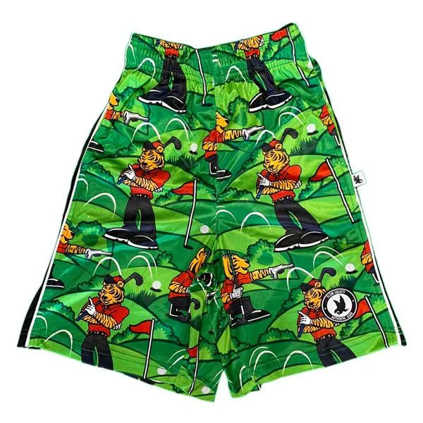 Boys Golfing Tiger Short