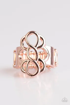 Breathe It All In Rose Gold Ring - Paparazzi Accessories