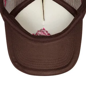 Brown "All Star" LA Design Trucker Hat