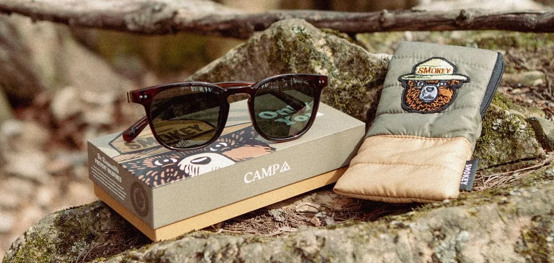 CAMP Eyewear Topo - Smokey Bear Edition - Clay | Walnut