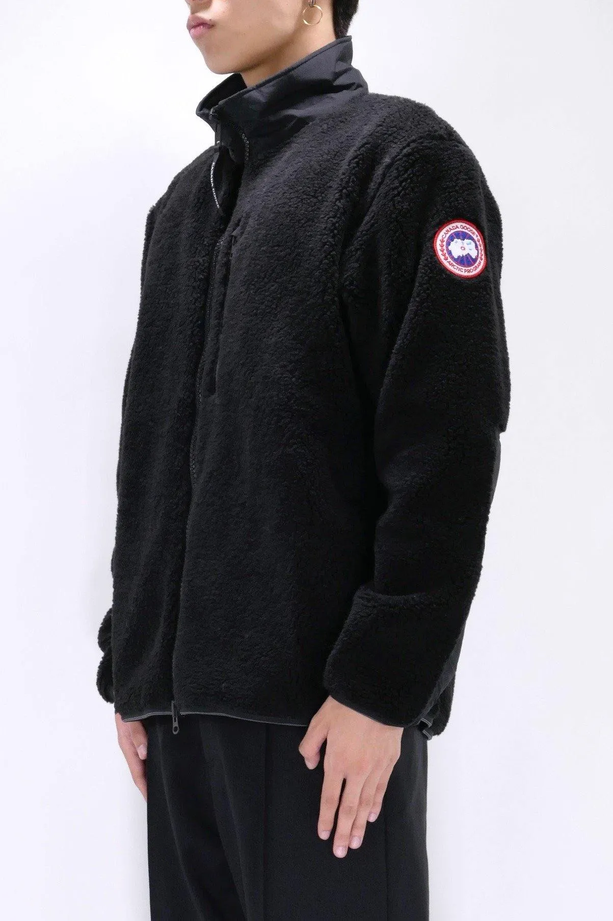 Canada Goose Mens Knit Full Zip Kelowna  - Black