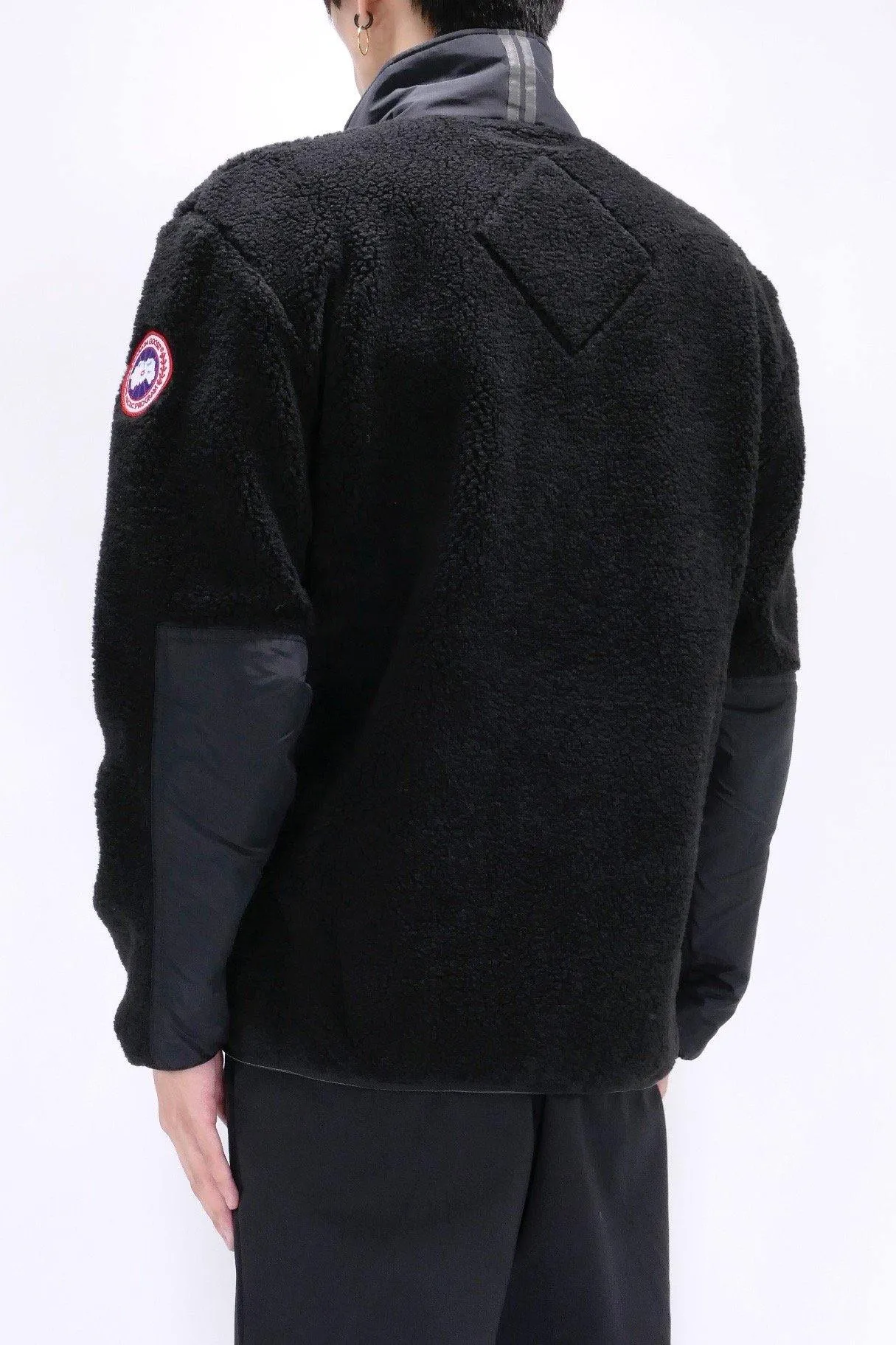 Canada Goose Mens Knit Full Zip Kelowna  - Black