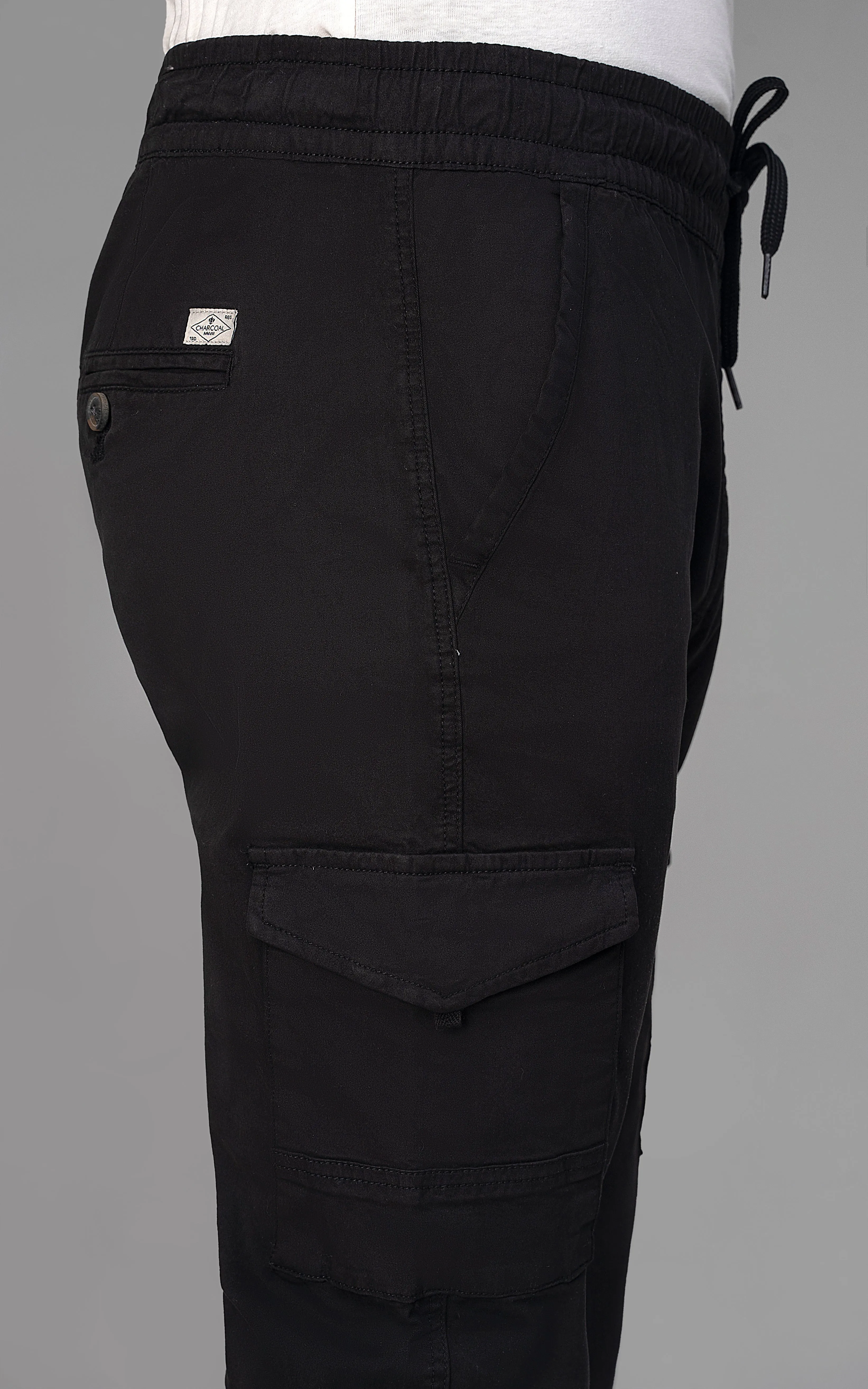 CARGO JOGGER TROUSER BLACK