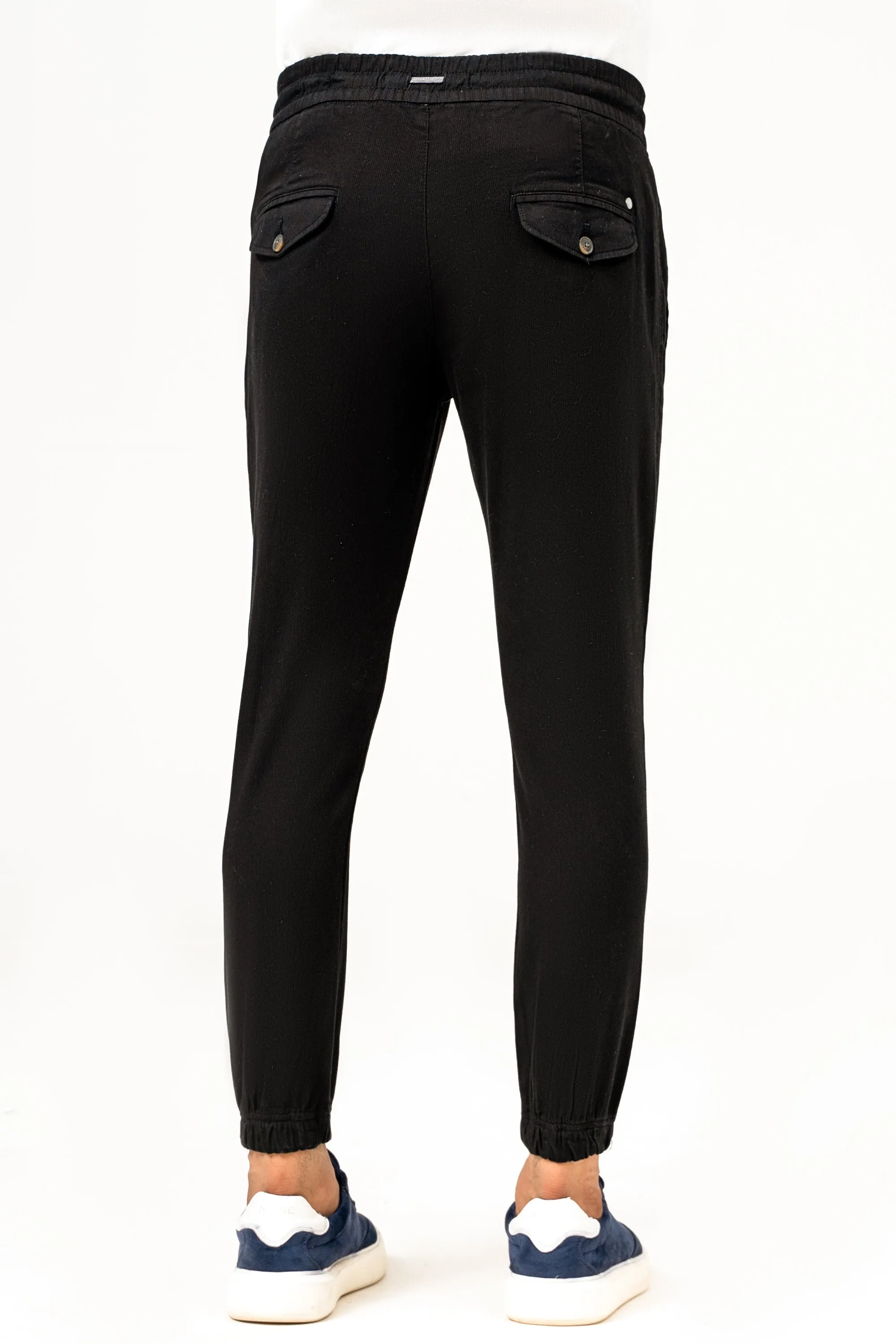 CASUAL JOGGER TROUSER  BLACK