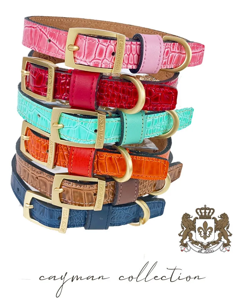 Cayman Dog Collar in Sweet Pink