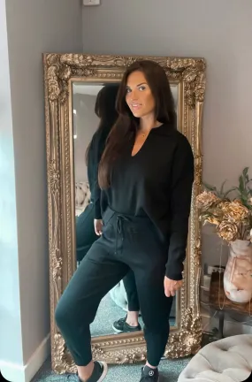 Cece Black Tracksuit