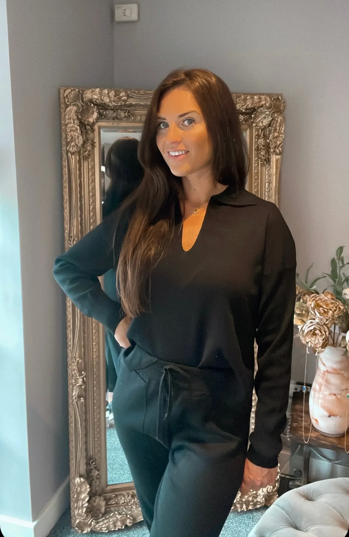 Cece Black Tracksuit