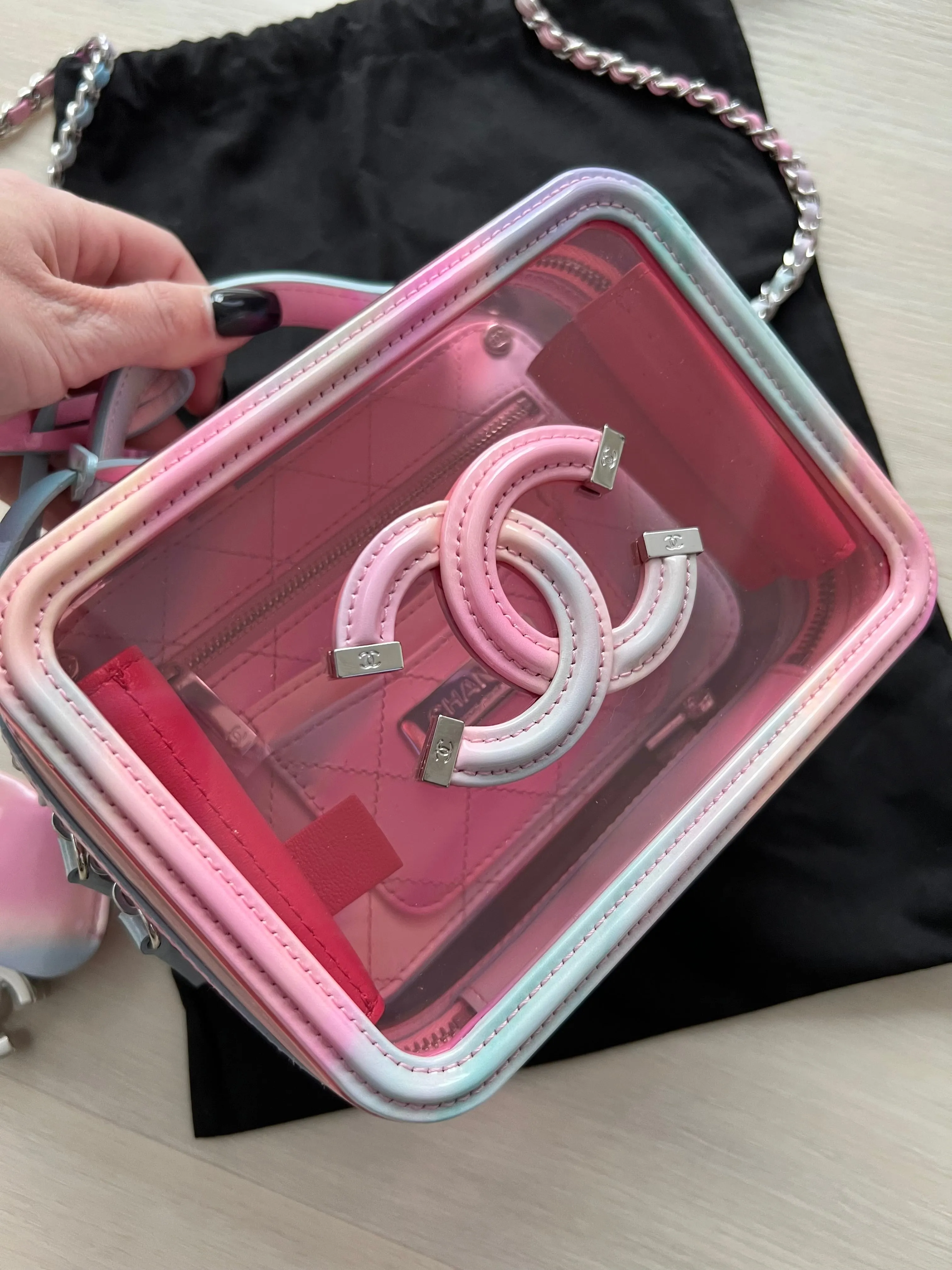 Chanel Filigree Vanity Case Bag