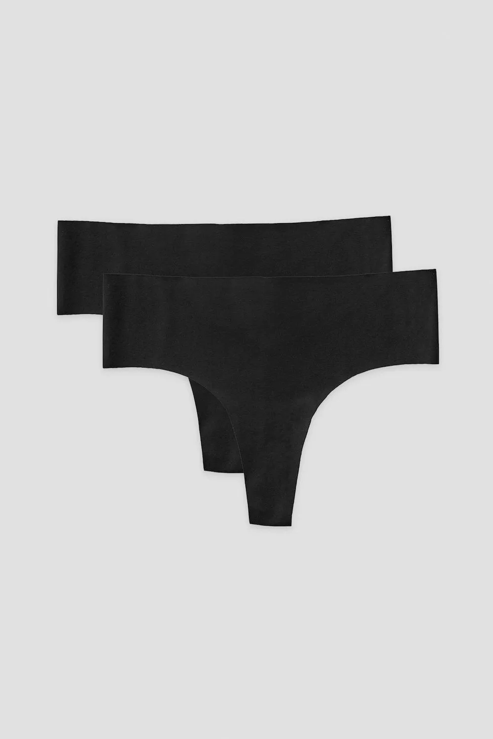 cheeky thong 2-pack black