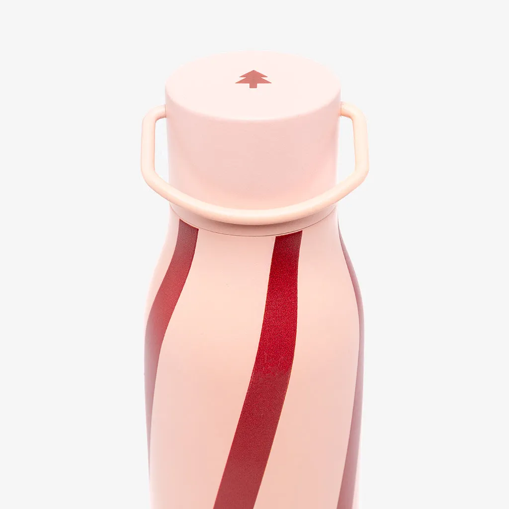 Circus Bottle Striped Peach