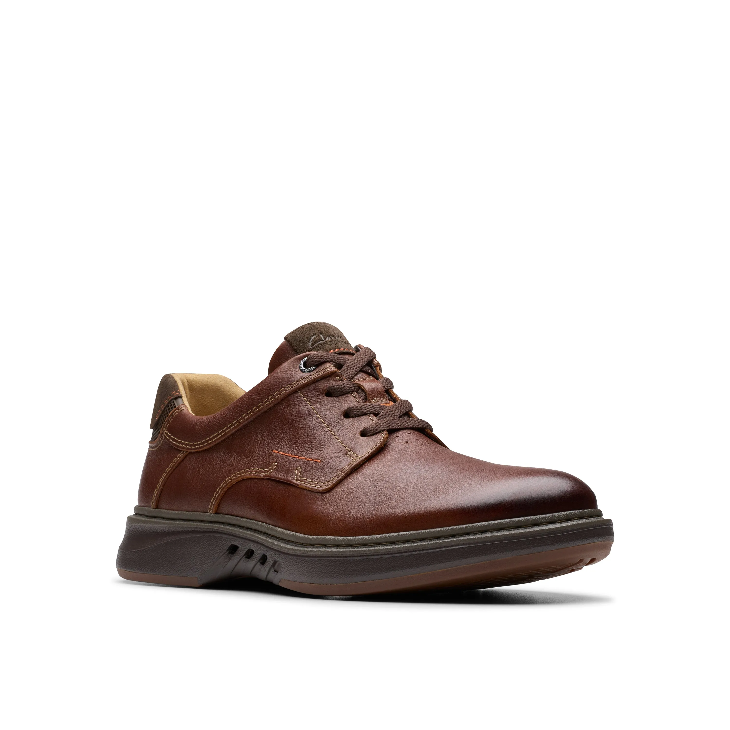 Clarks Un Briley Pace Tan Leather - Wide Width