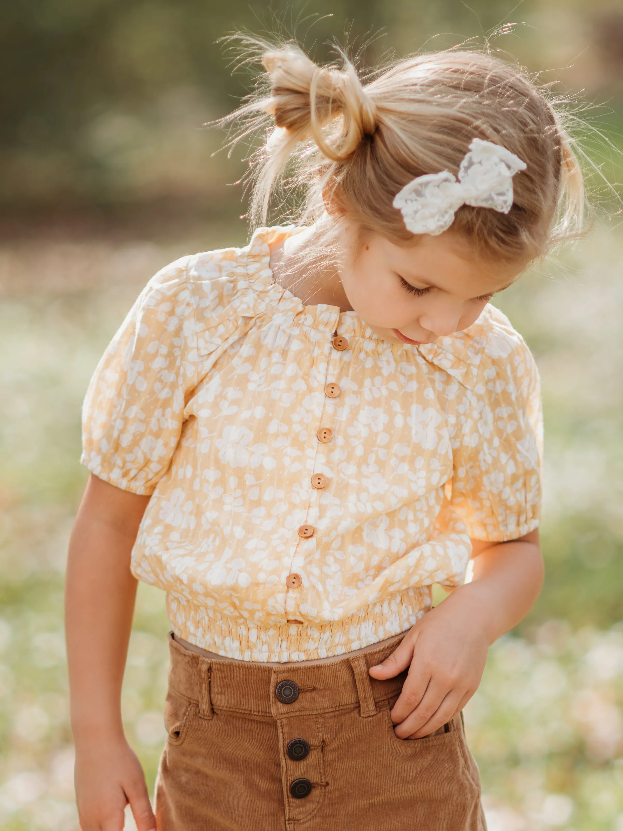 Classic Button Top - I’ve Got Sunshine