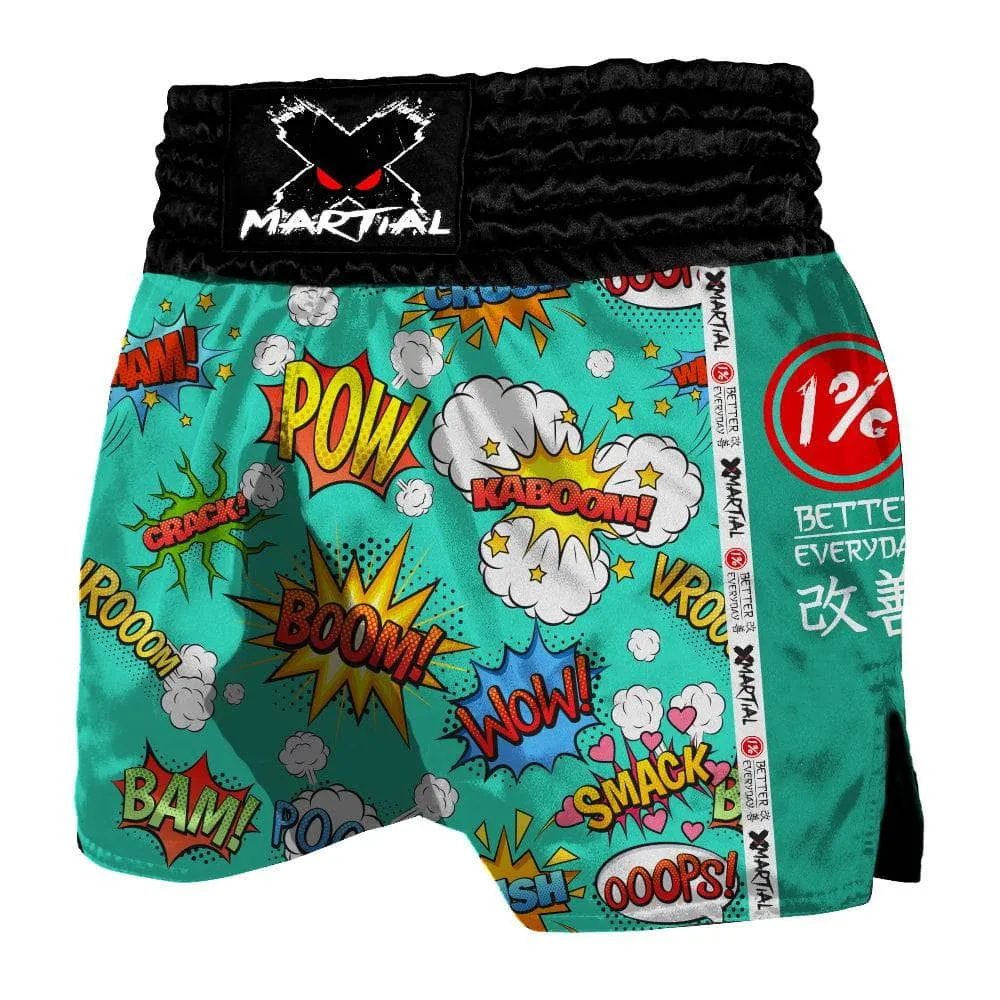 Comic Power Muay Thai Shorts