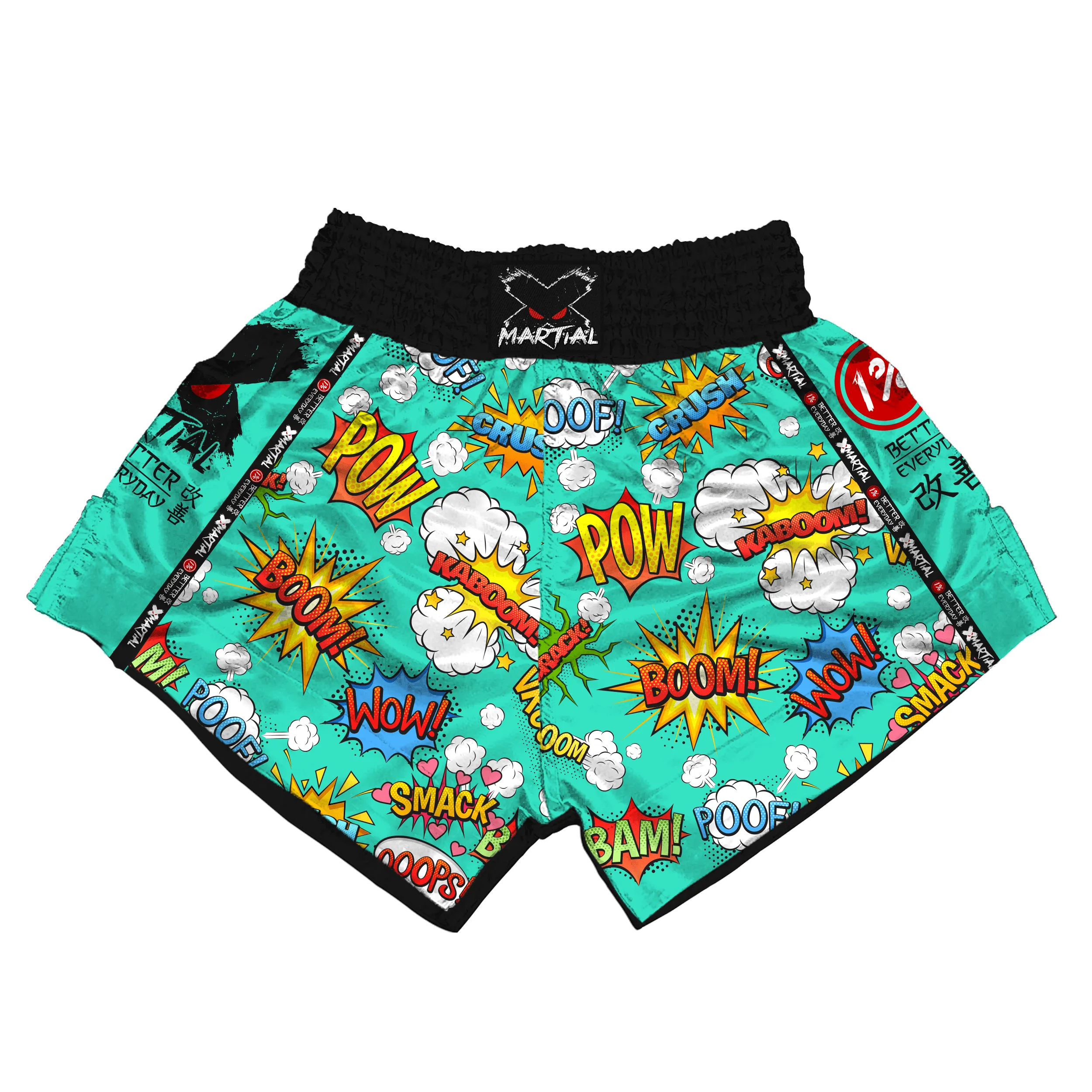 Comic Power Muay Thai Shorts