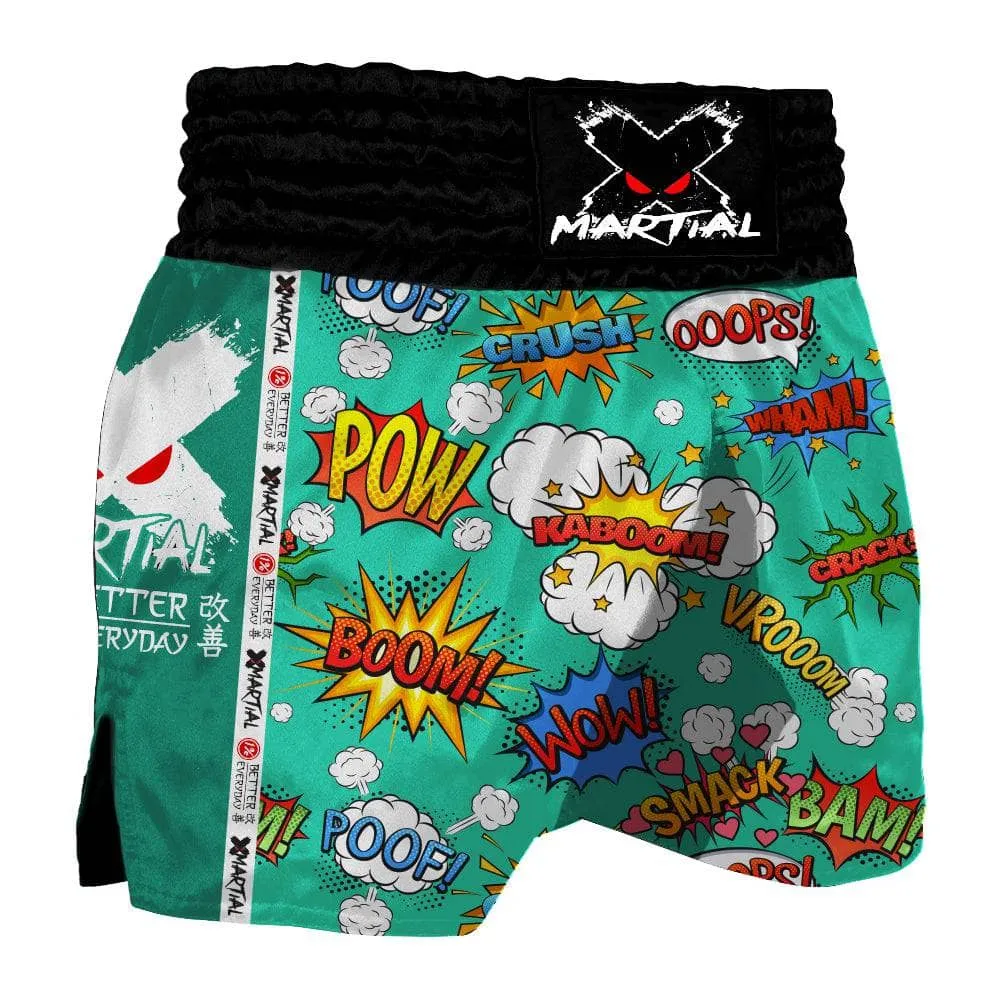 Comic Power Muay Thai Shorts