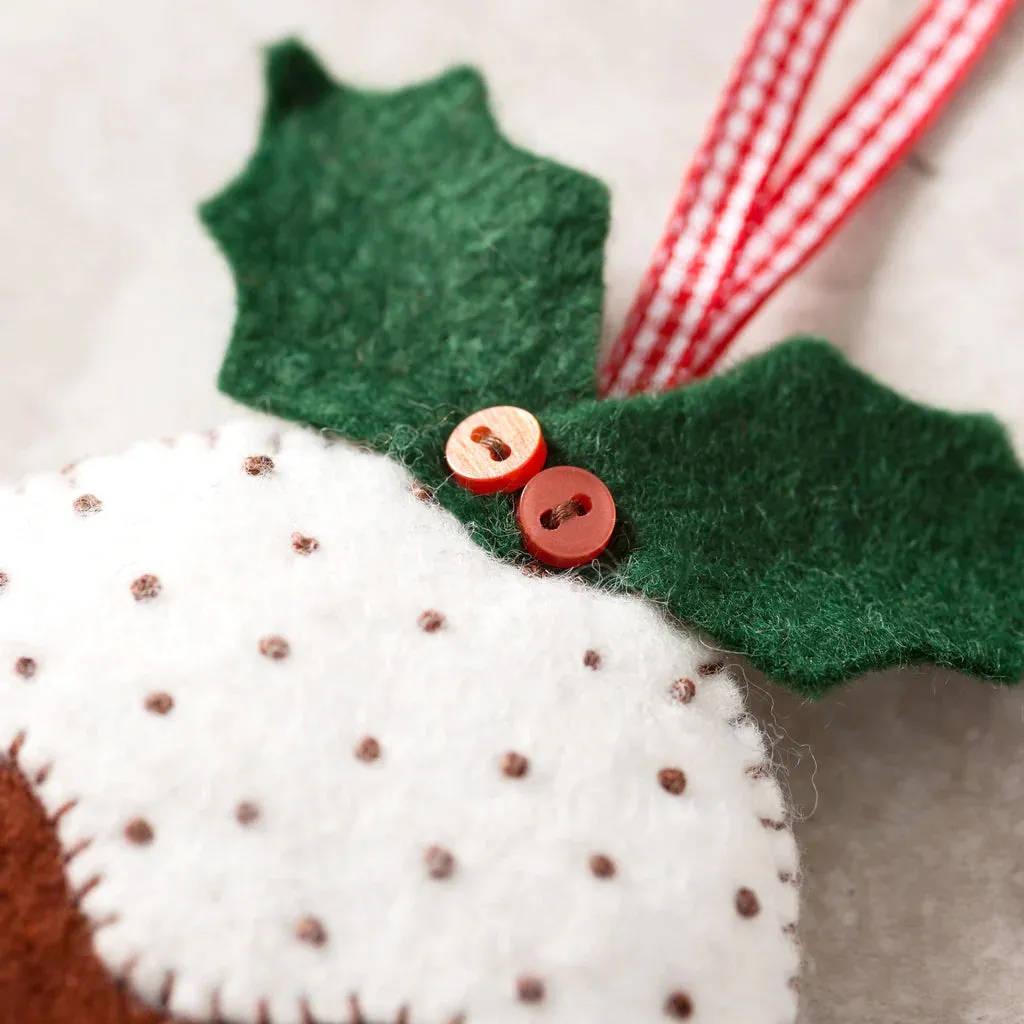 Corinne Lapierre - Felt Craft Mini Kit Christmas Pudding