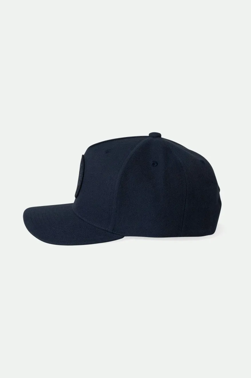 Crest C Netplus Snapback - Washed Navy/Washed Navy