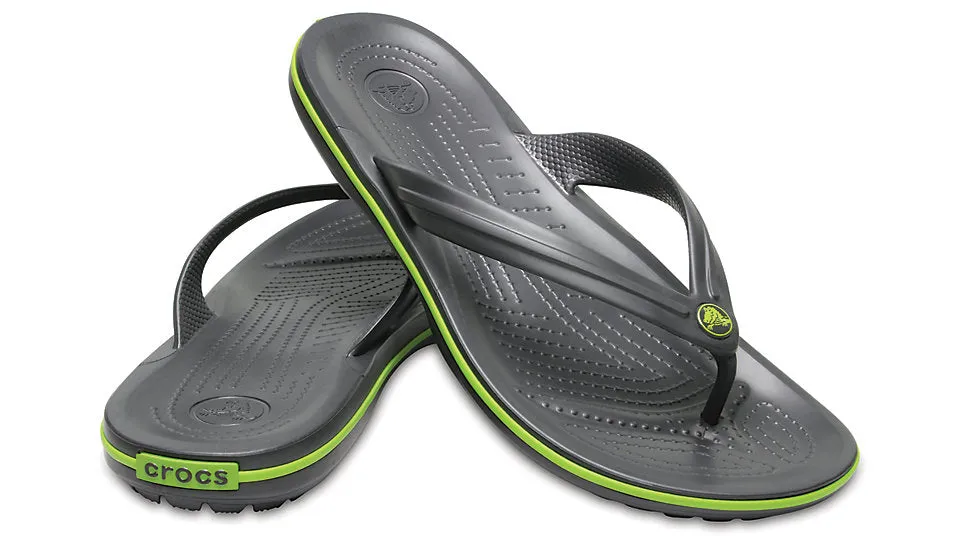 Crocs Crocband Flip Graphite Volt Green